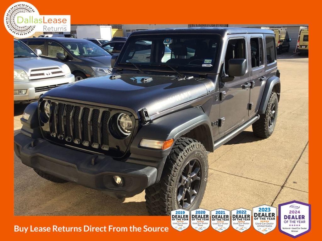 used 2020 Jeep Wrangler Unlimited car, priced at $26,896