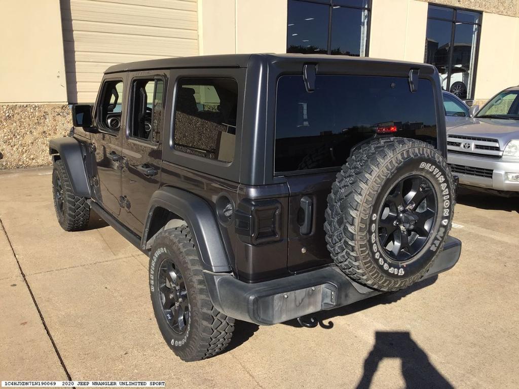 used 2020 Jeep Wrangler Unlimited car, priced at $26,896