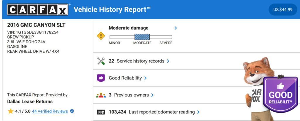 used 2016 GMC Canyon car, priced at $19,325