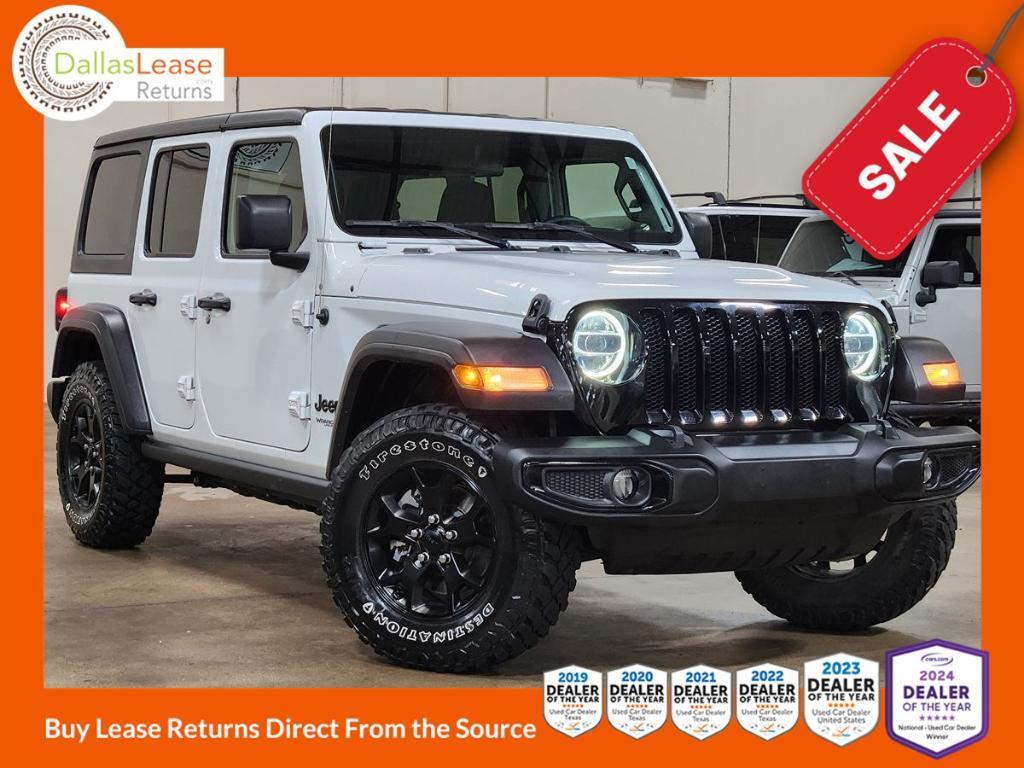 used 2021 Jeep Wrangler Unlimited car, priced at $30,974