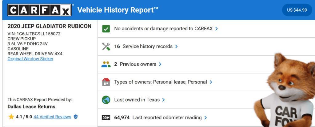 used 2020 Jeep Gladiator car, priced at $32,452