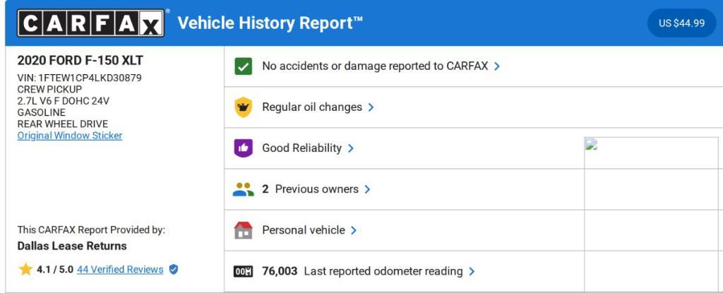 used 2020 Ford F-150 car, priced at $27,634