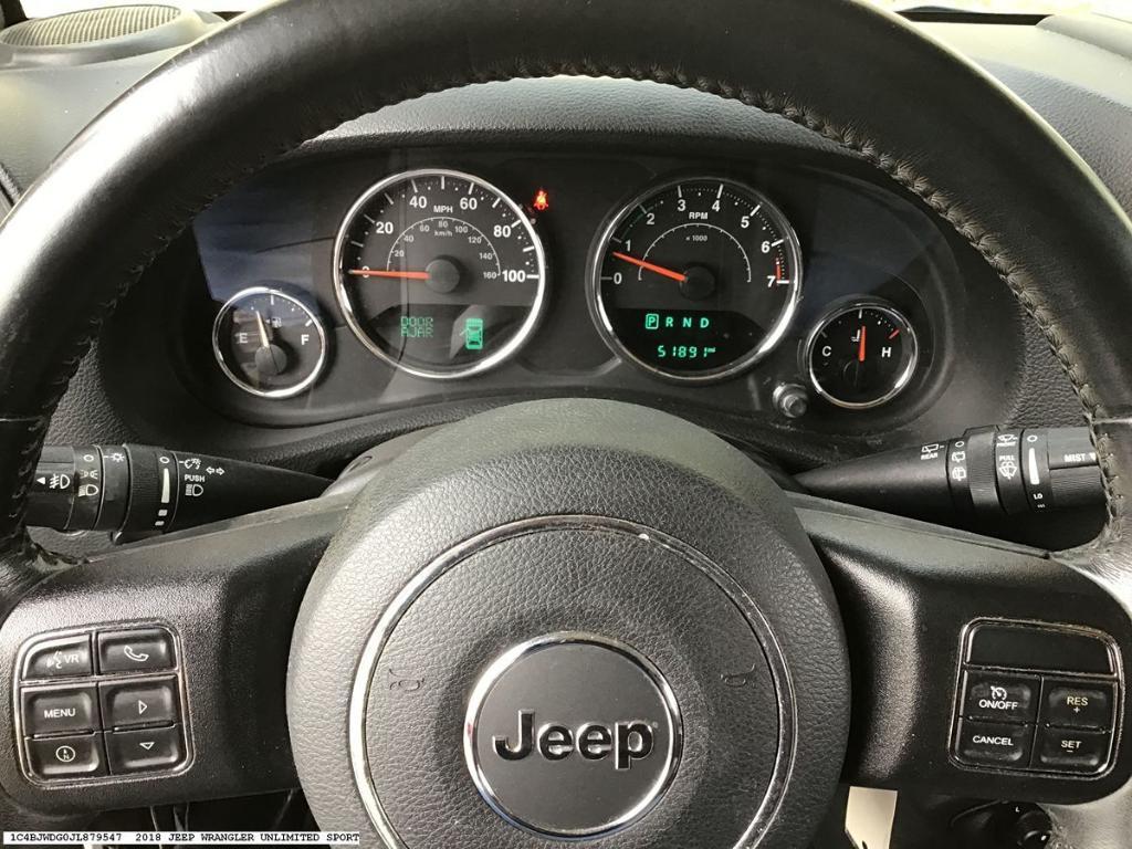 used 2018 Jeep Wrangler JK Unlimited car, priced at $24,335