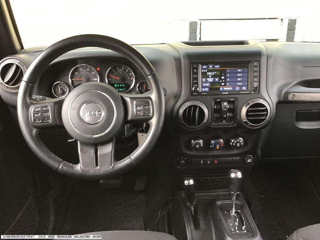 used 2018 Jeep Wrangler JK Unlimited car, priced at $24,335