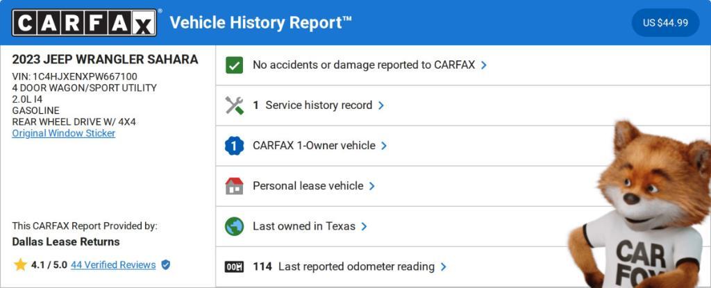 used 2023 Jeep Wrangler car, priced at $33,597