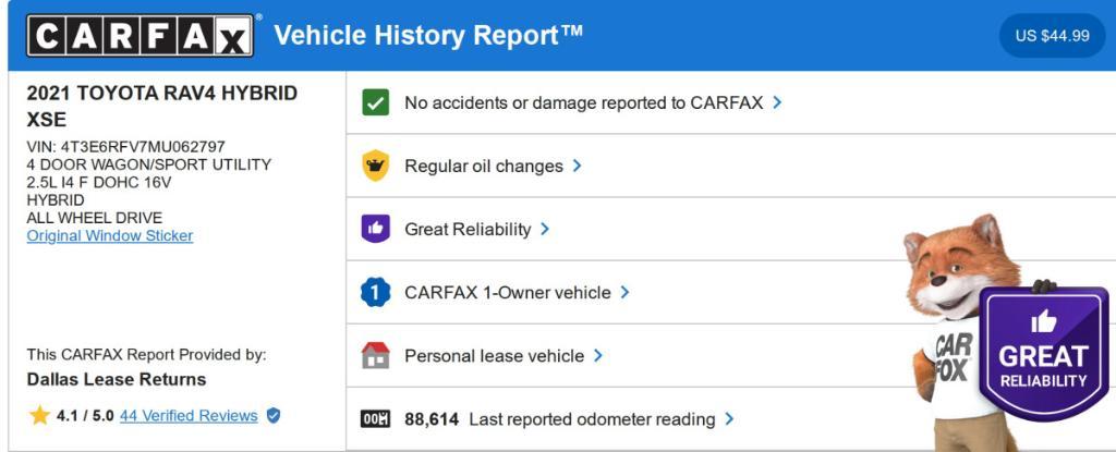 used 2021 Toyota RAV4 Hybrid car, priced at $29,952