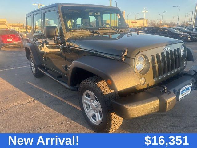 used 2016 Jeep Wrangler Unlimited car, priced at $16,351