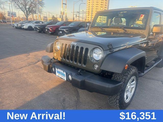 used 2016 Jeep Wrangler Unlimited car, priced at $16,351