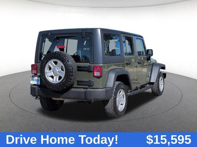 used 2016 Jeep Wrangler Unlimited car, priced at $15,595