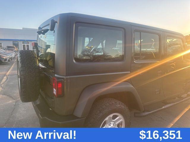 used 2016 Jeep Wrangler Unlimited car, priced at $16,351