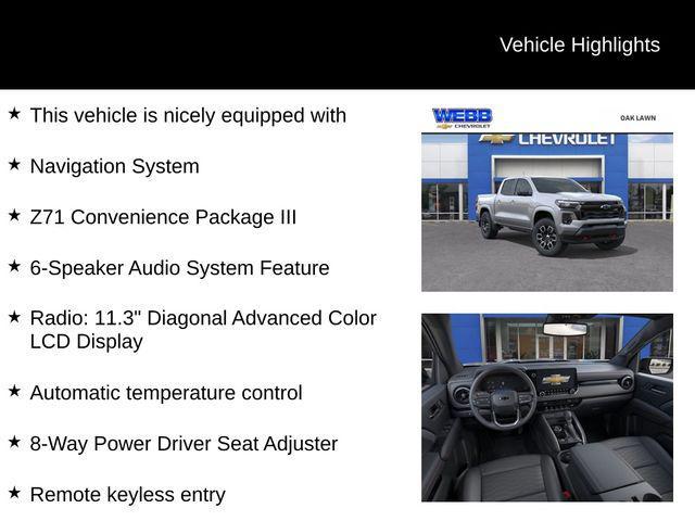 new 2026 Chevrolet Colorado car, priced at $42,250