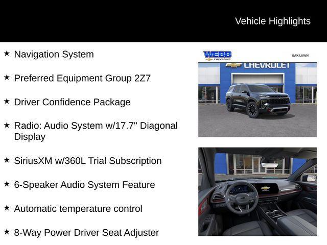 new 2026 Chevrolet Traverse car, priced at $48,899