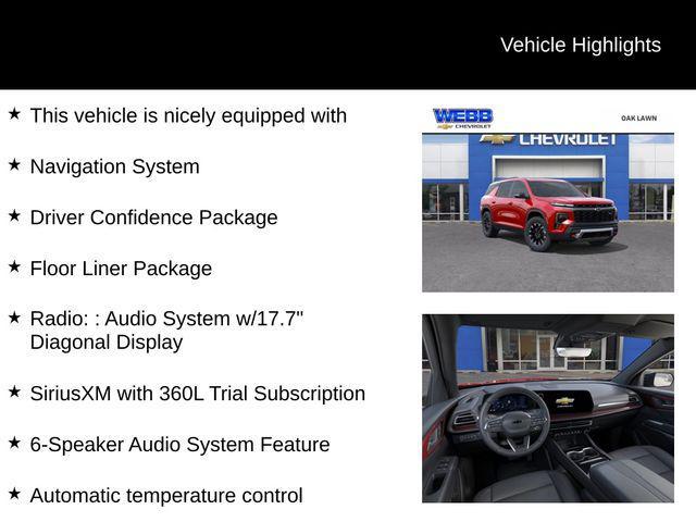 new 2026 Chevrolet Traverse car, priced at $53,540