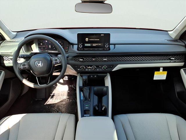 new 2025 Honda Accord car, priced at $30,815