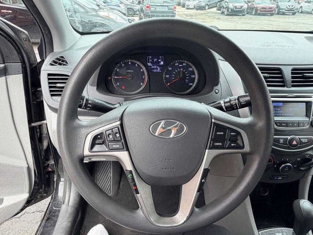 used 2016 Hyundai Accent car, priced at $5,500