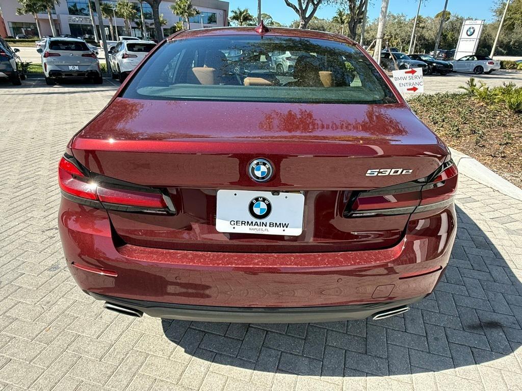 used 2023 BMW 530e car, priced at $34,995