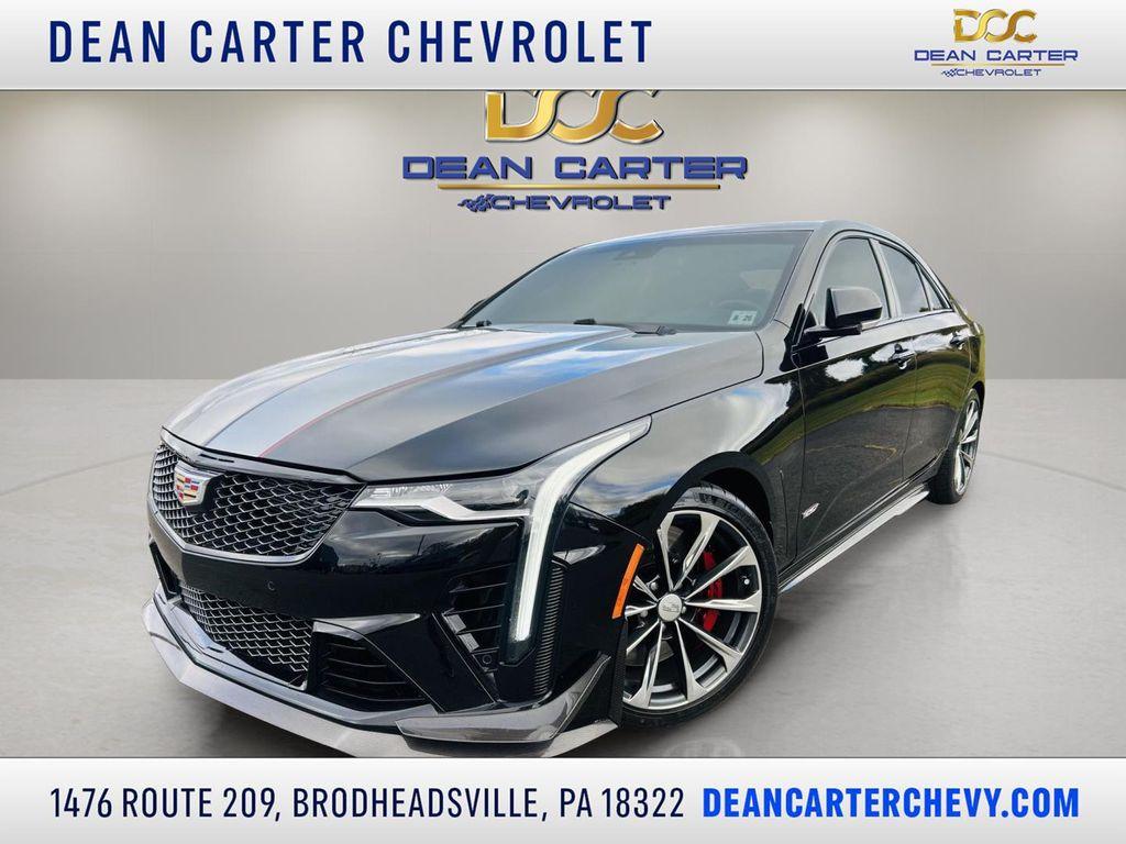 used 2022 Cadillac CT4-V car, priced at $56,477