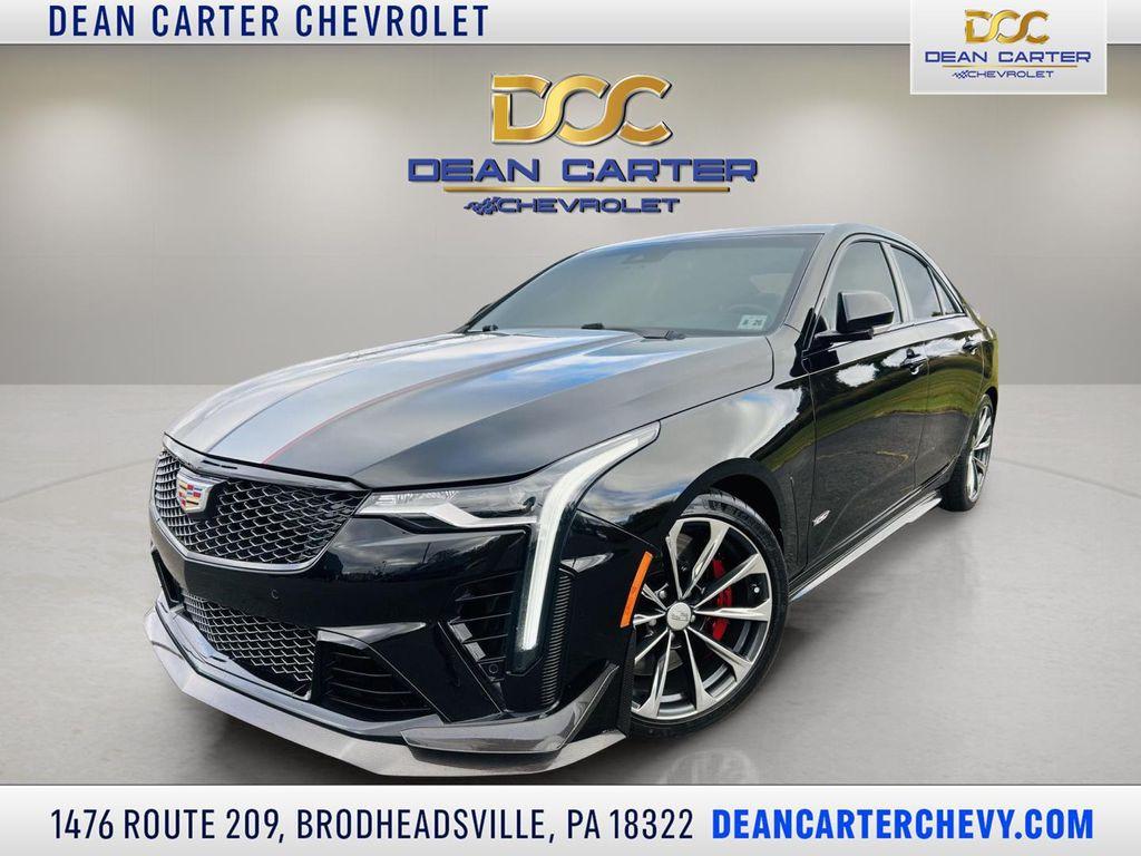 used 2022 Cadillac CT4-V car, priced at $56,477