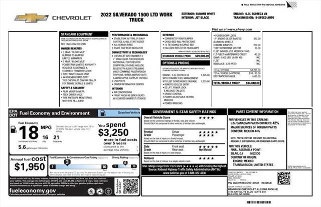 used 2022 Chevrolet Silverado 1500 car, priced at $24,750