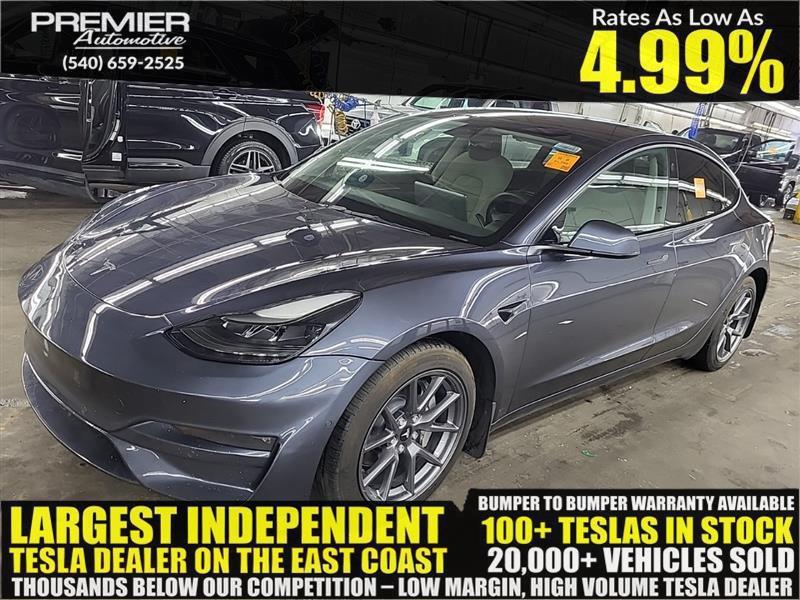 used 2022 Tesla Model 3 car, priced at $19,999