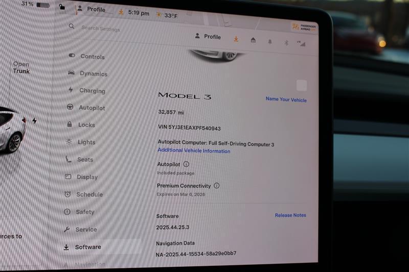 used 2023 Tesla Model 3 car, priced at $19,999