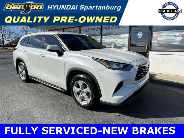 used 2020 Toyota Highlander car, priced at $24,400