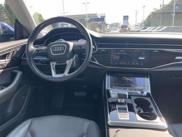 used 2021 Audi Q8 car, priced at $43,000