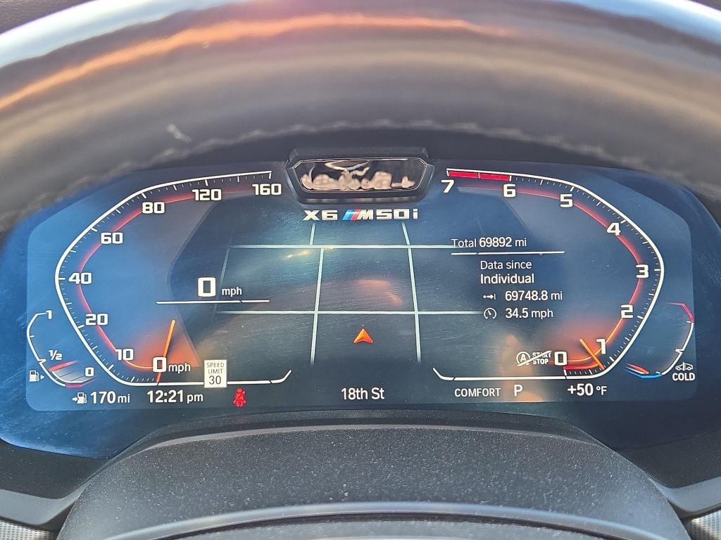 used 2021 BMW X6 car, priced at $45,974