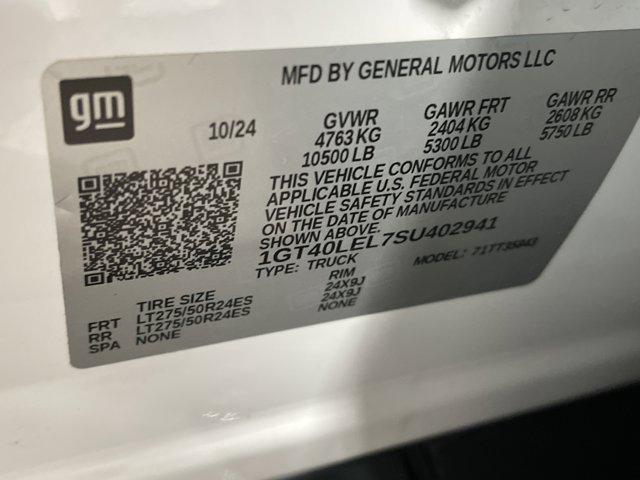 2025 Summit White GMC Sierra EV