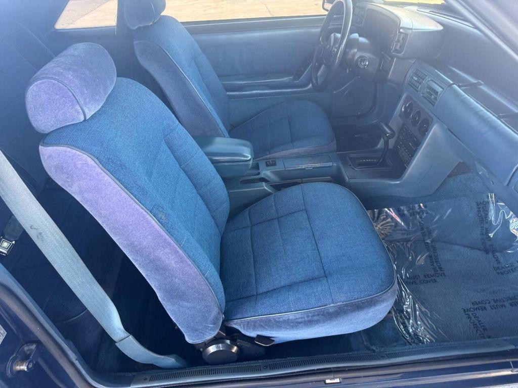 1987 Blue Ford Mustang