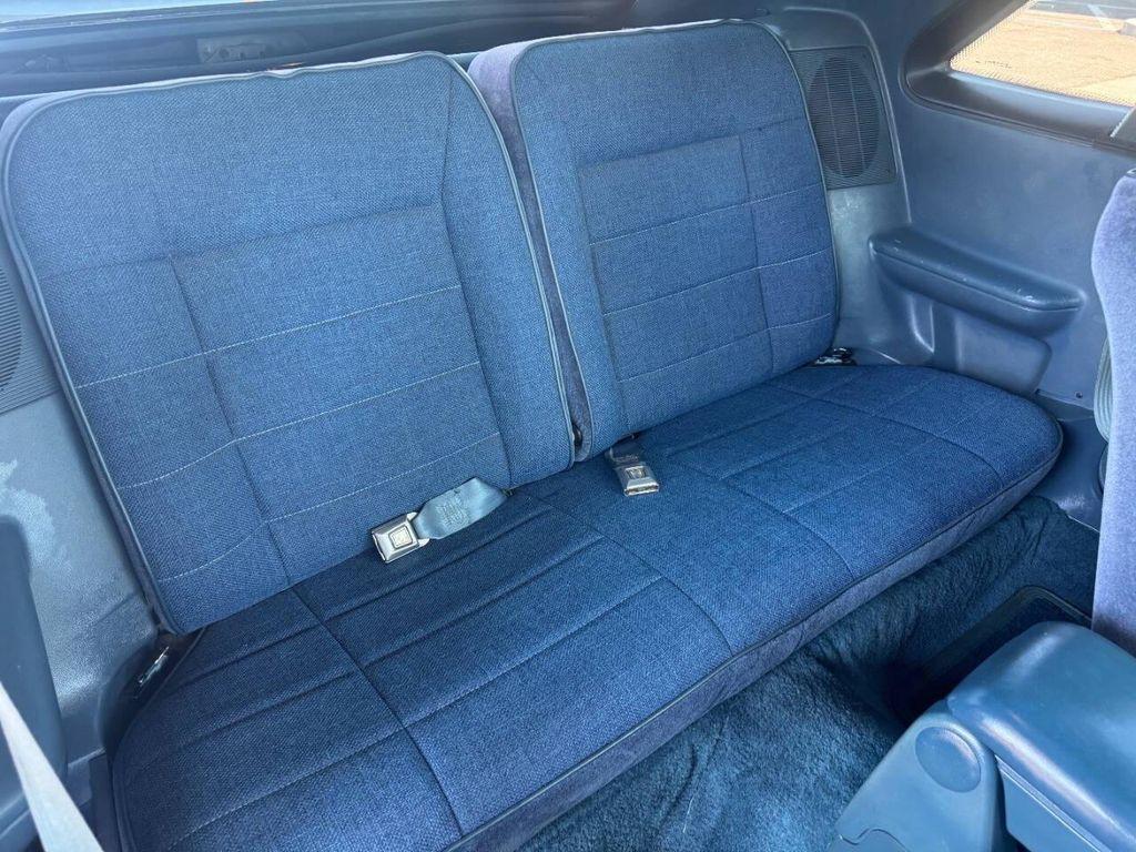 1987 Blue Ford Mustang