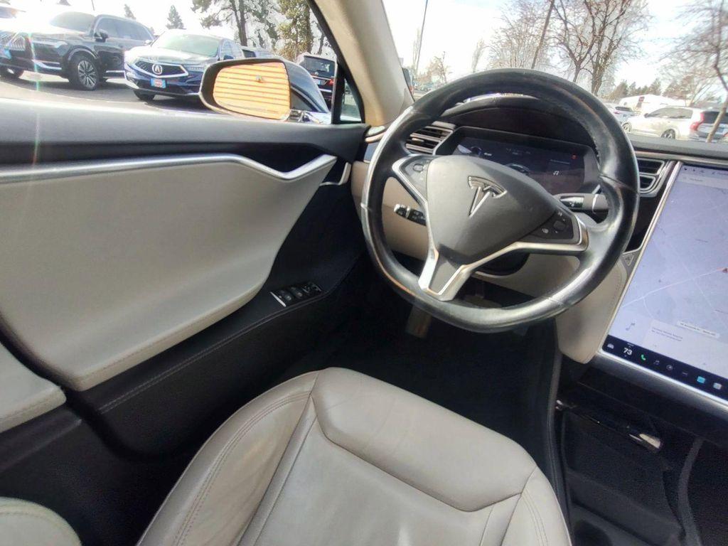 used 2015 Tesla Model S car, priced at $16,877