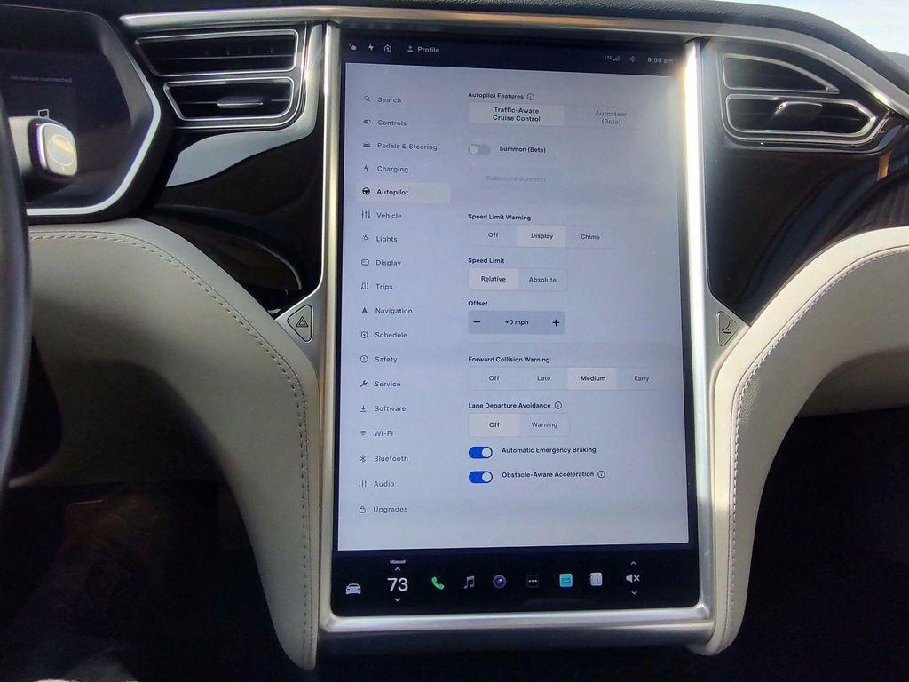 used 2015 Tesla Model S car, priced at $16,877