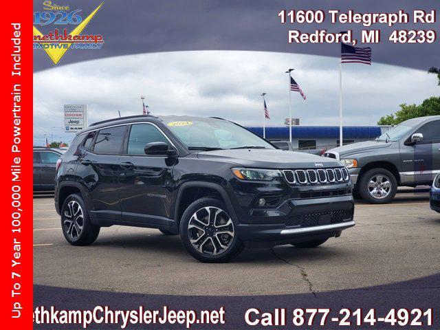 used 2024 Jeep Compass car, priced at $23,995