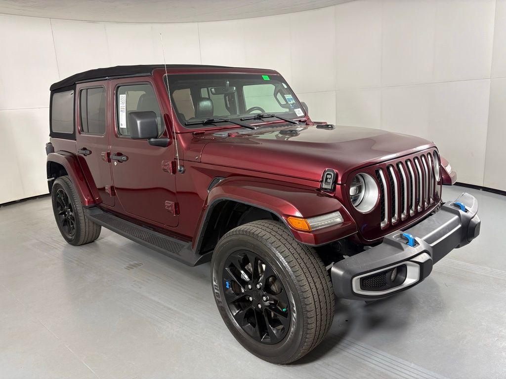 used 2022 Jeep Wrangler Unlimited 4xe car, priced at $23,600