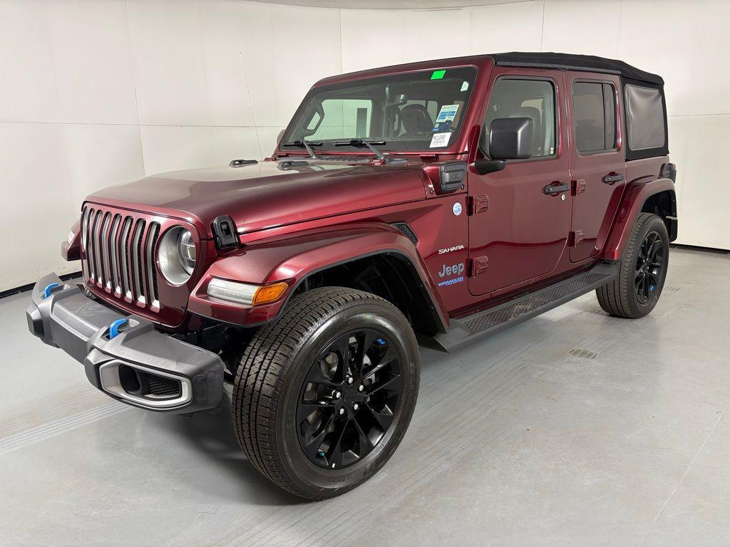used 2022 Jeep Wrangler Unlimited 4xe car, priced at $23,600