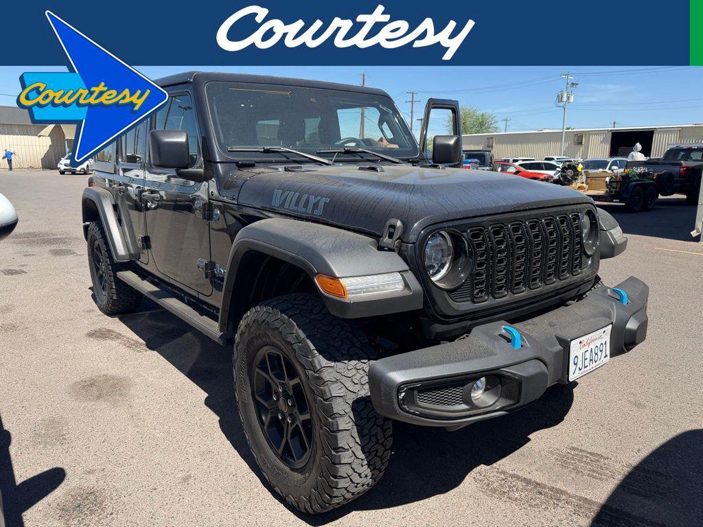 used 2024 Jeep Wrangler 4xe car, priced at $30,000