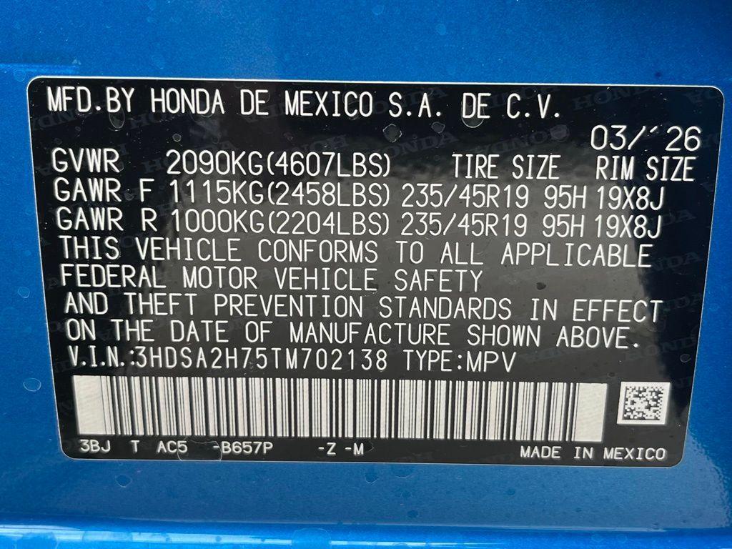new 2026 Acura ADX car, priced at $46,450