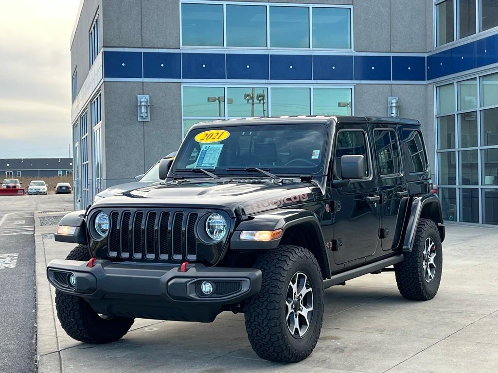 used 2021 Jeep Wrangler Unlimited car, priced at $31,919