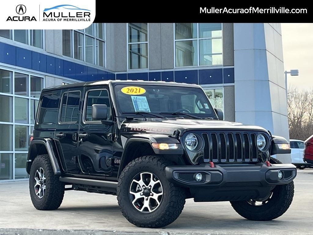 used 2021 Jeep Wrangler Unlimited car, priced at $31,919