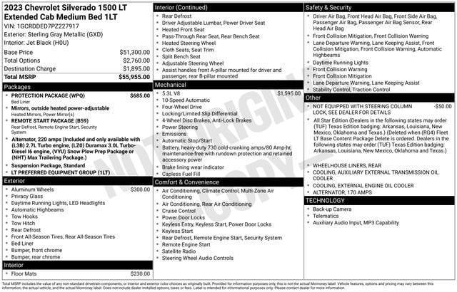 used 2023 Chevrolet Silverado 1500 car, priced at $42,258