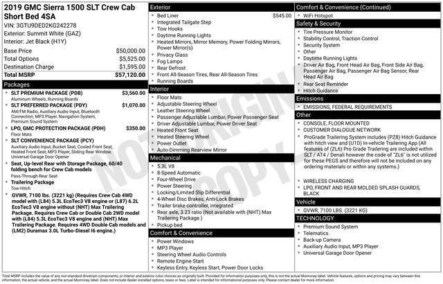 used 2019 GMC Sierra 1500 car, priced at $33,169