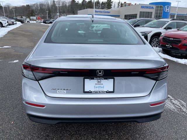 used 2024 Honda Accord car, priced at $25,682