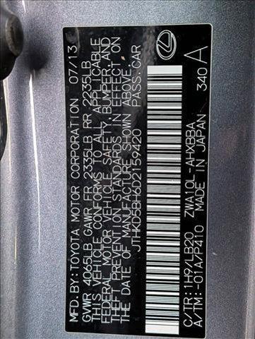 used 2013 Lexus CT 200h car, priced at $8,998