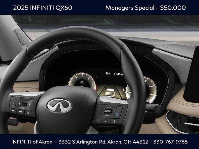 used 2025 INFINITI QX60 car, priced at $50,000