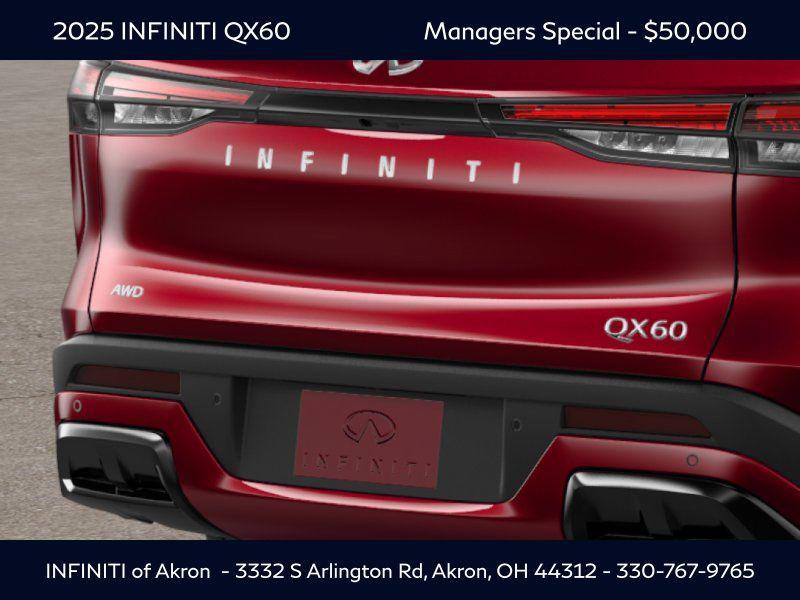 used 2025 INFINITI QX60 car, priced at $50,000