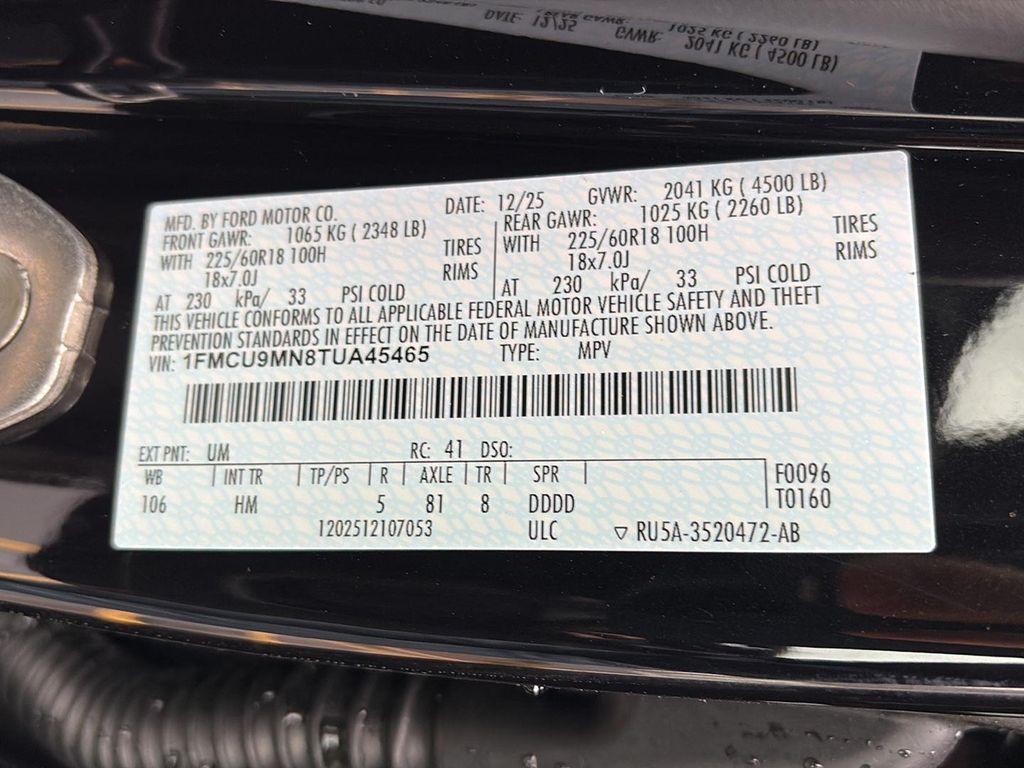 new 2026 Ford Escape car, priced at $33,205