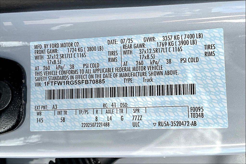 new 2025 Ford F-150 car, priced at $89,569