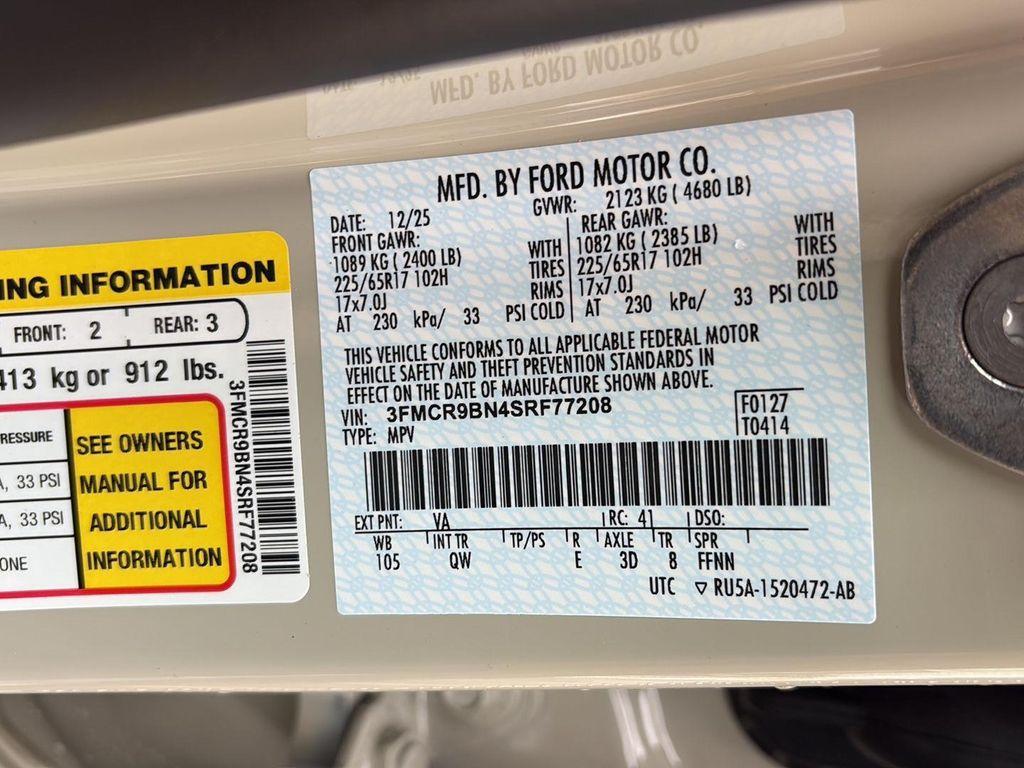 new 2025 Ford Bronco Sport car, priced at $33,173