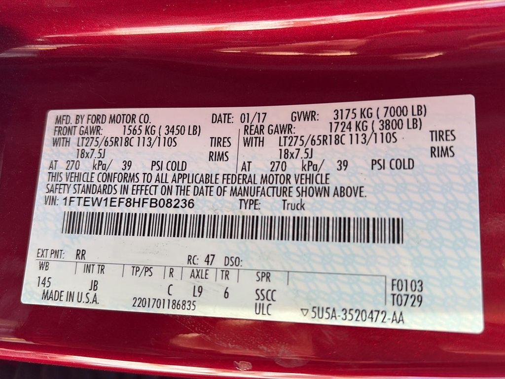 used 2017 Ford F-150 car, priced at $20,991